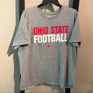 Nike Ohio State Football T-Shirt in Gray